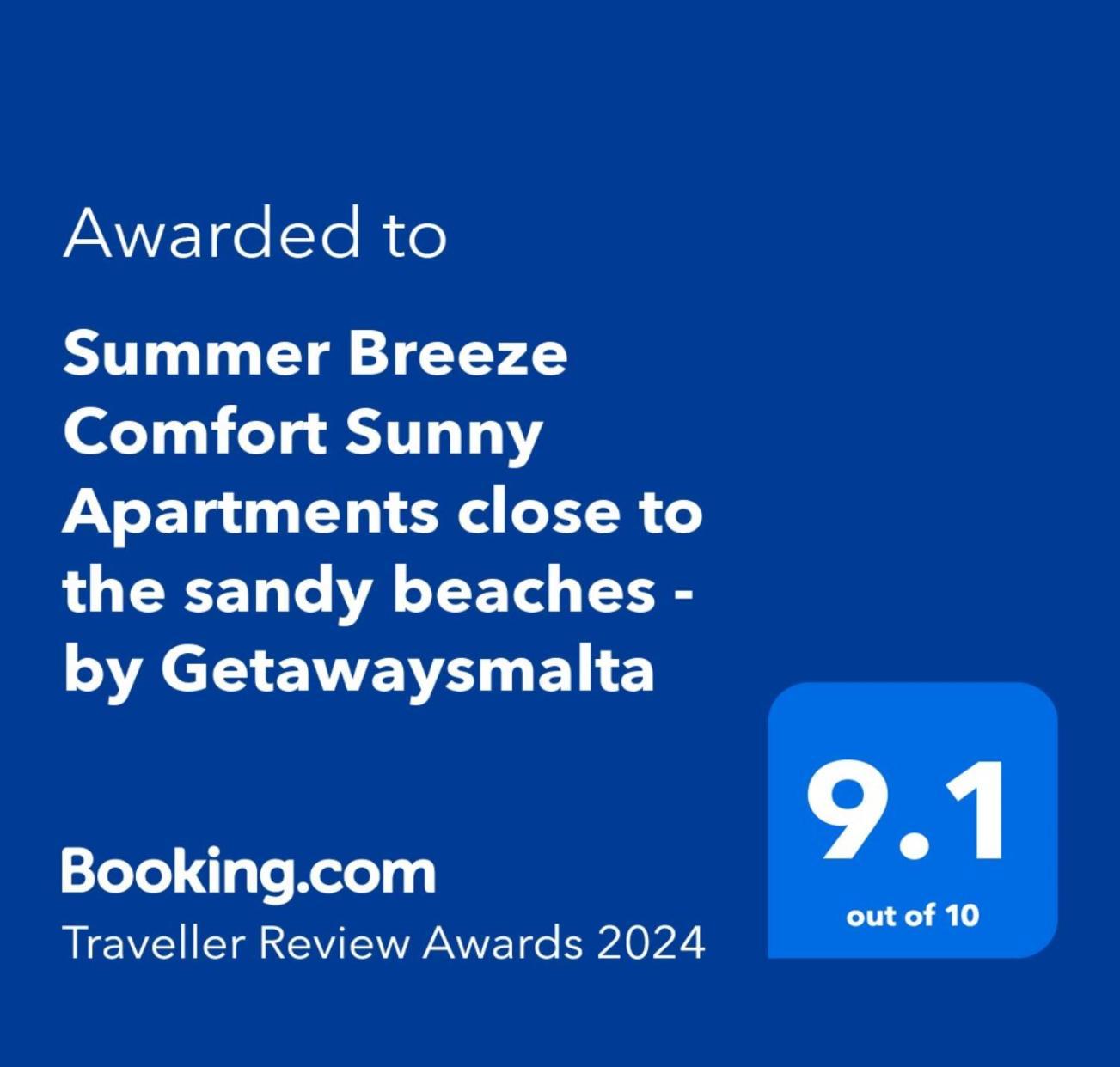 Summer Breeze Comfort Sunny Apartments Close To The Sandy Beaches - By Getawaysmalta Mellieħa Εξωτερικό φωτογραφία